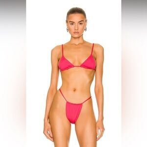 AEXAE Gathered Bikini Top